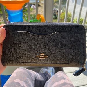 Black coach wallet